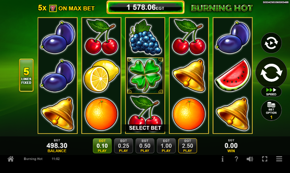 Burning Hot slot igra