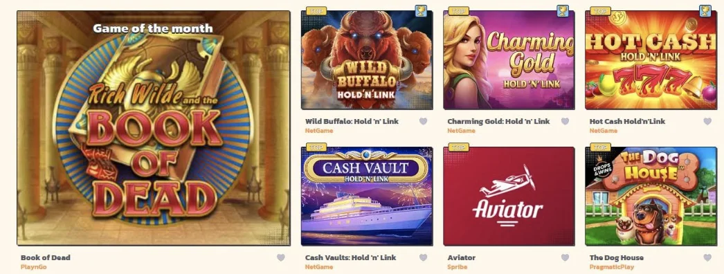 Best Casino Games at Spinsbro Casino