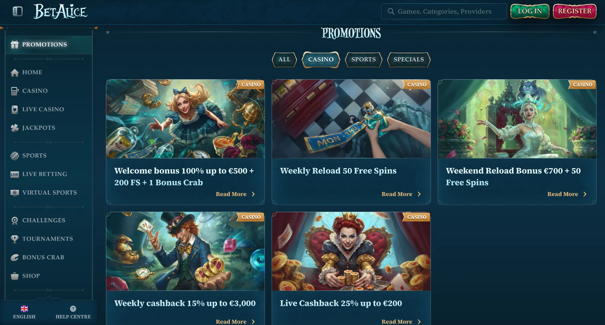 Bonuses and Promotions