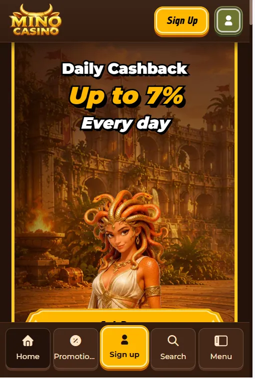 Mino Casino og app