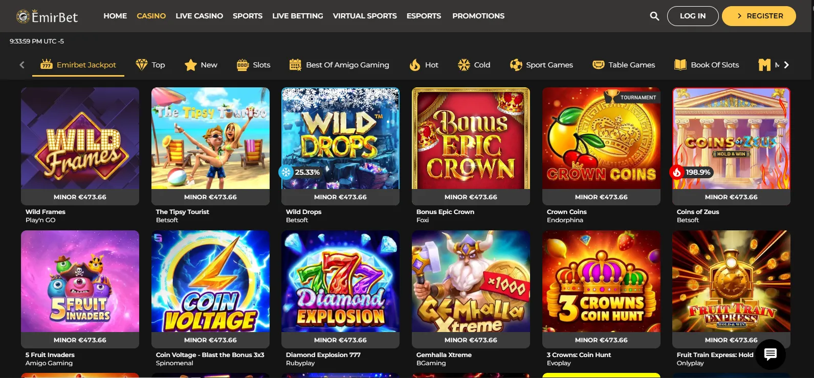 Selection of Games Selection of Games