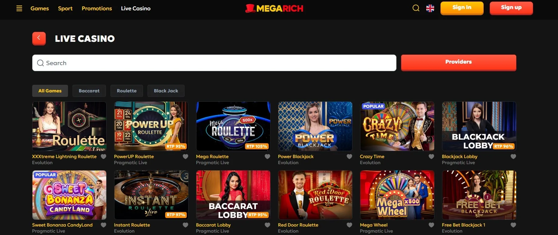 MegaRich Casino