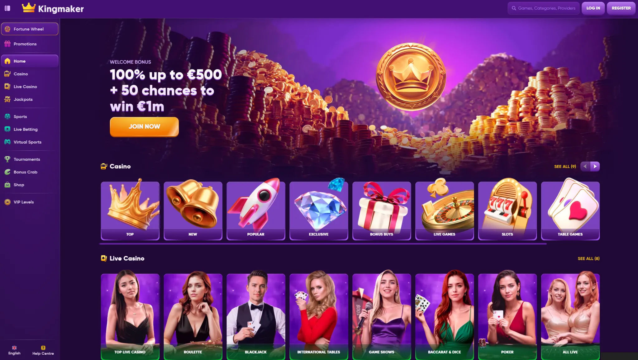 Kingmaker Casino