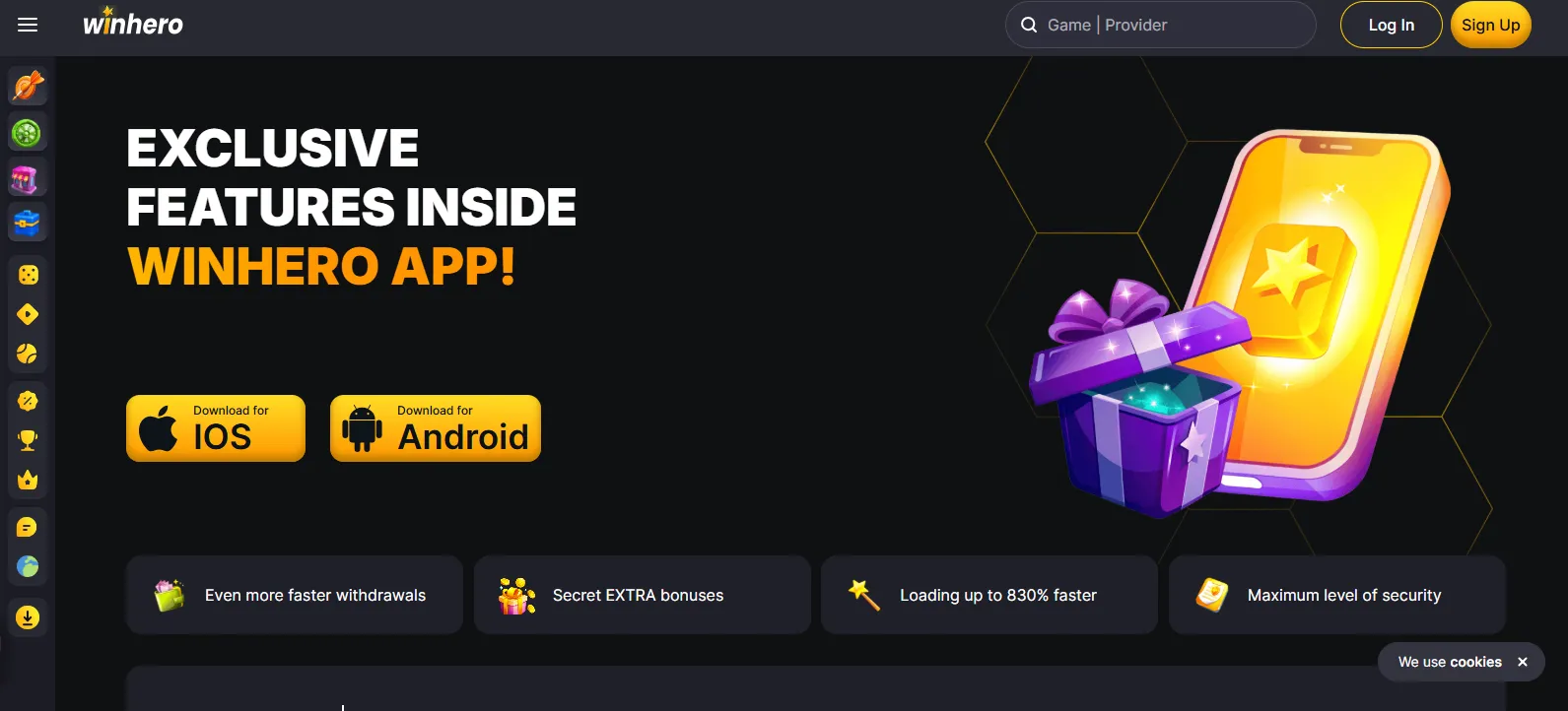 Winhero Casino and App