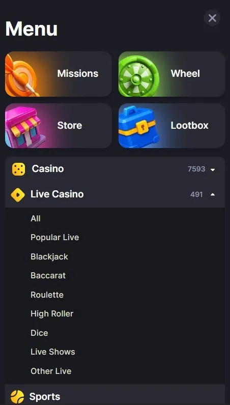 Winhero casino og app