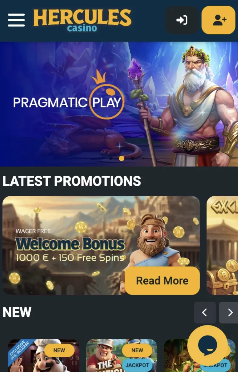 Hercules Casino and App