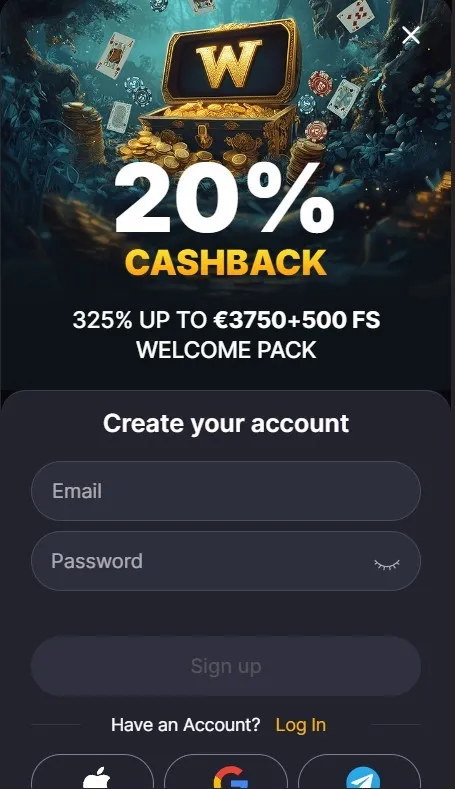 Winhero casino og app