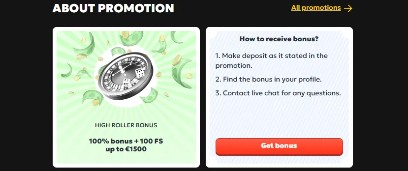 Bonuses and Promotions