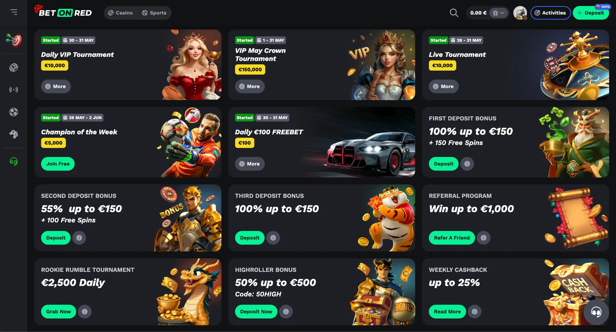Bonuses and Promotions