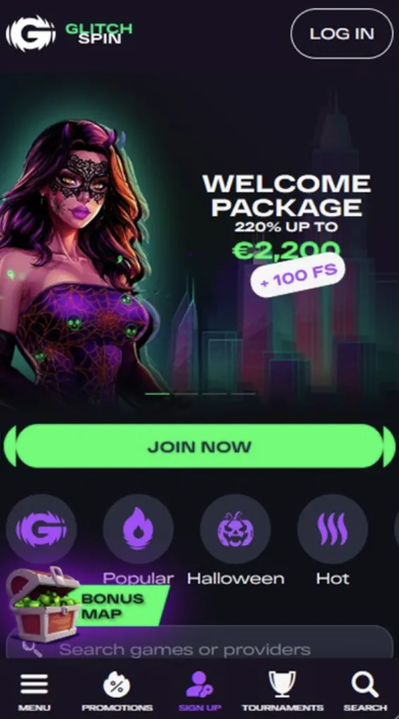 Glitch Spin Casino and App