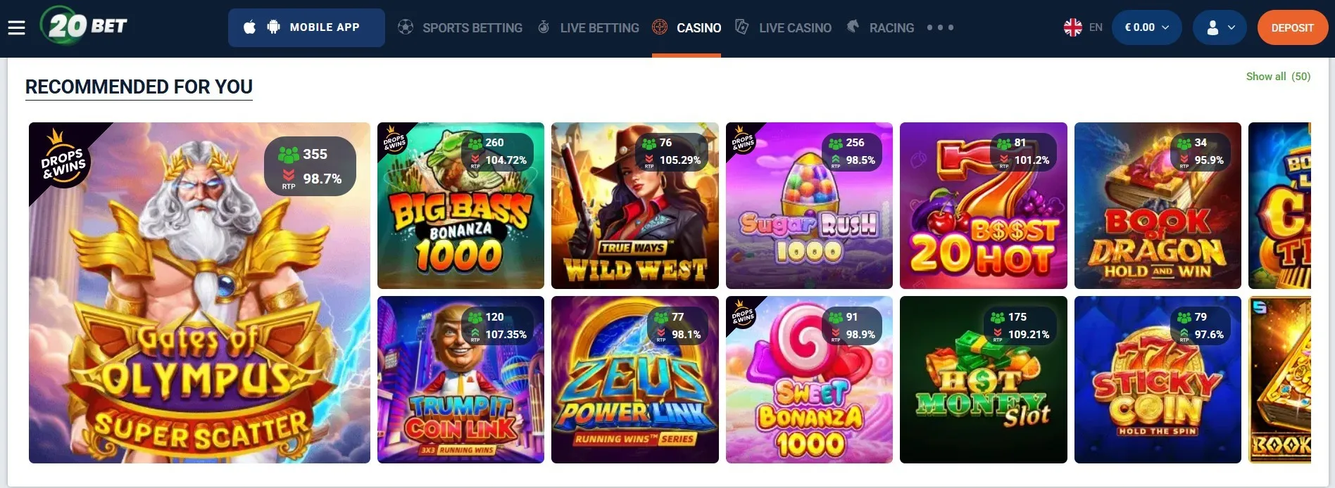 20Bet Casino