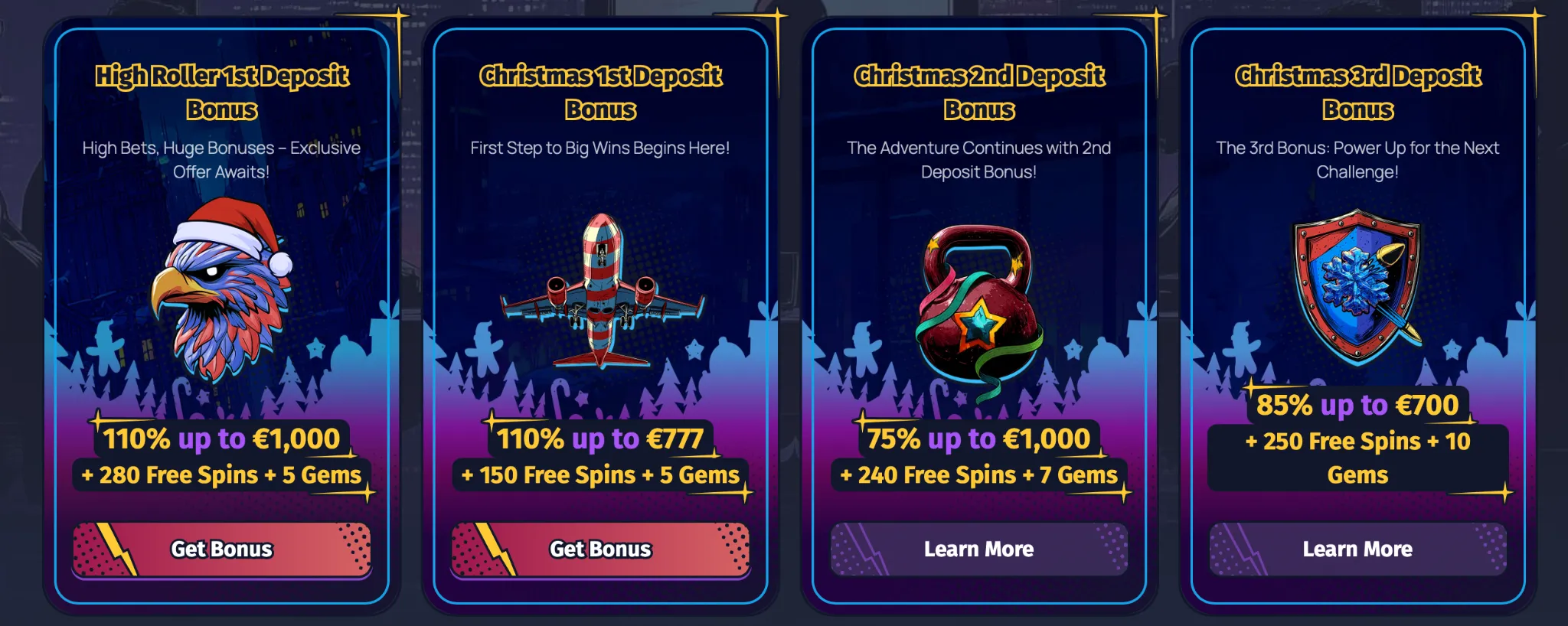 Bonuses and Promotions