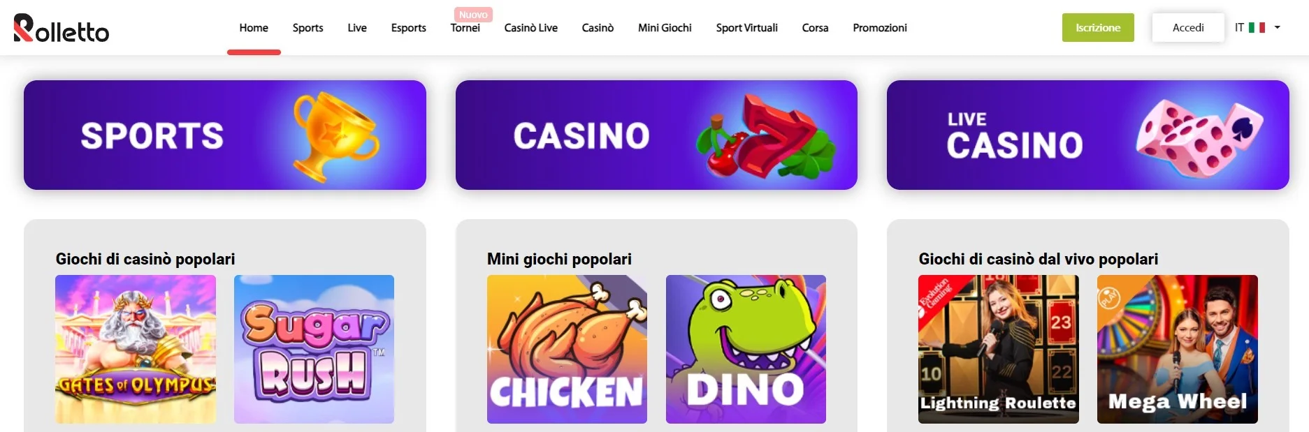 Rolletto Casino Online