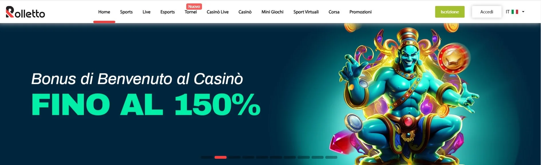 Rolletto Casino Bonus e promozioni