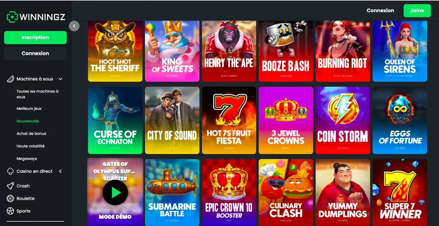 Sélection de jeux