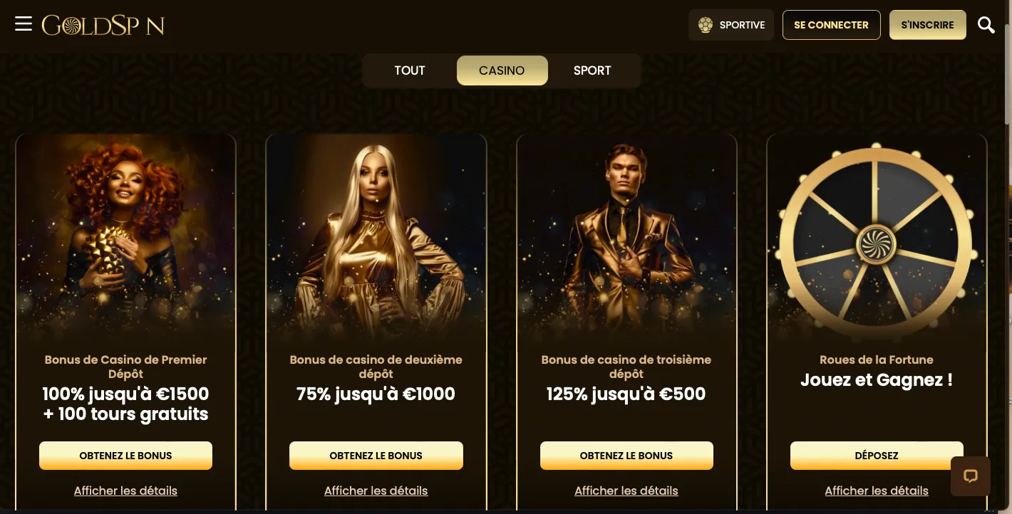Bonus et promotions