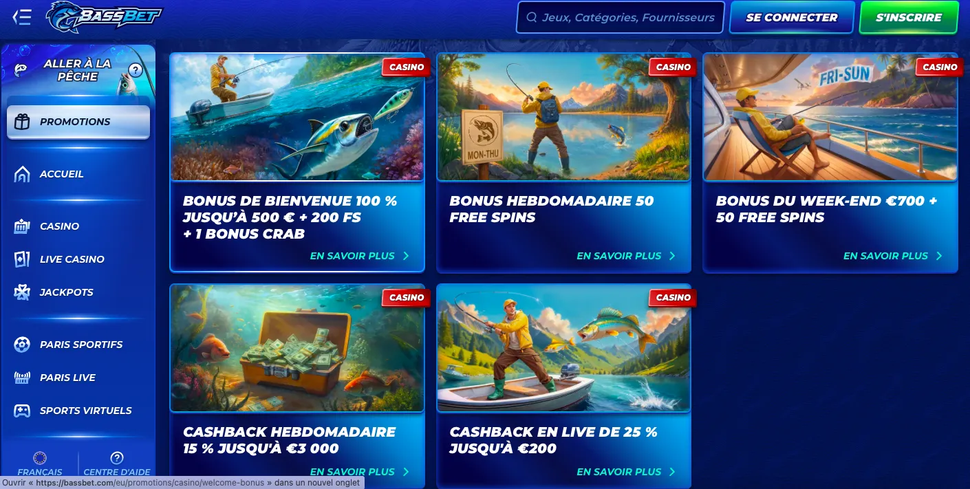 Bonus et promotions
