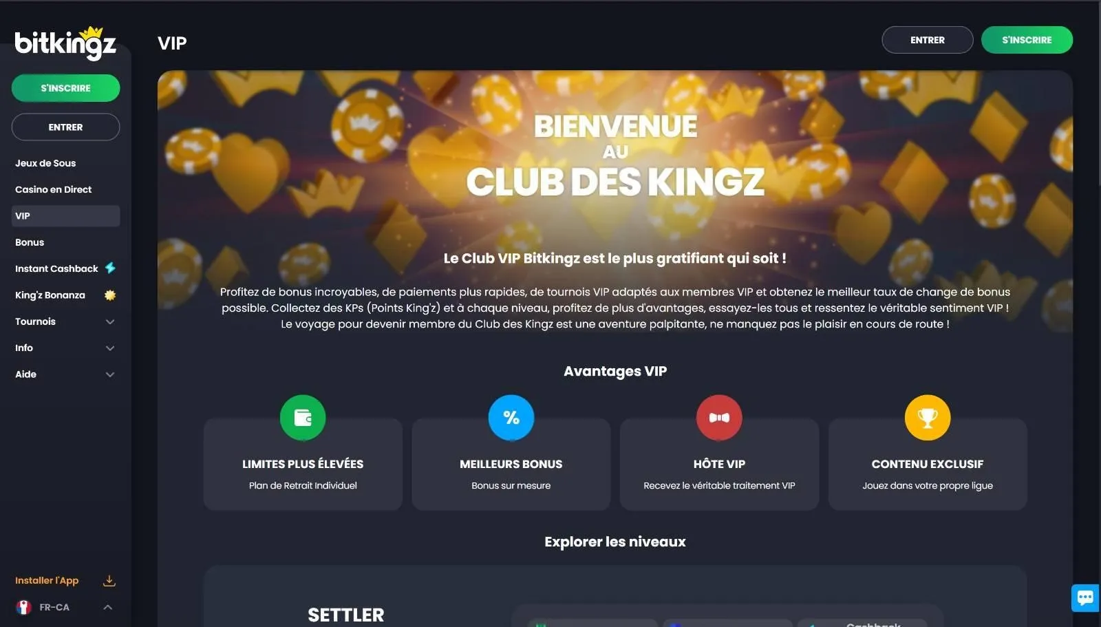 Bonus et promotions