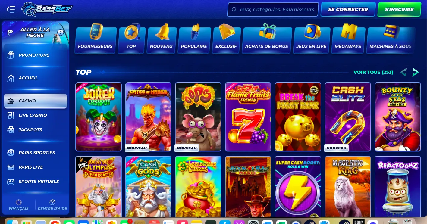 Sélection de jeux