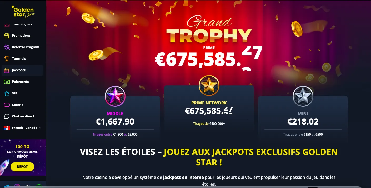 Bonus et promotions 