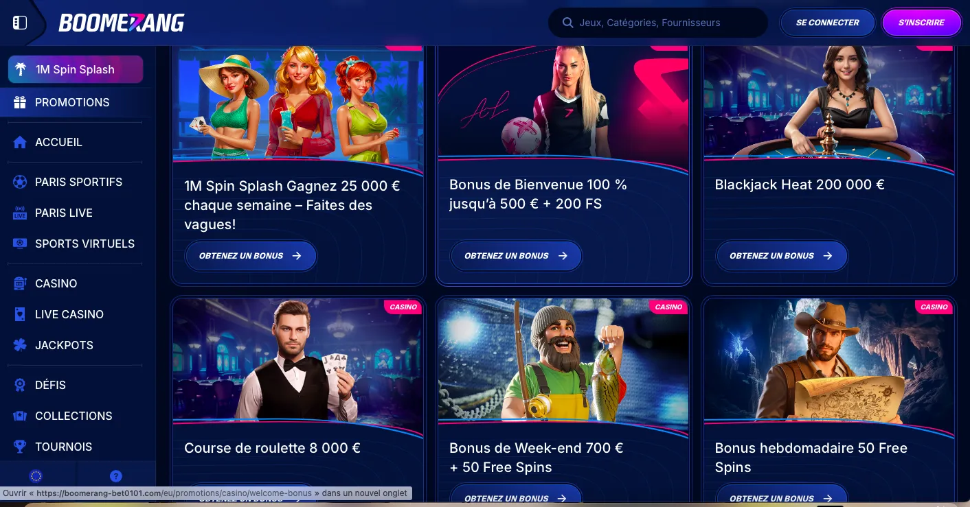 Bonus et Promotions