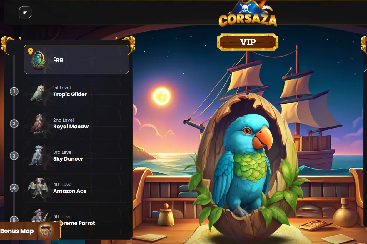 Corsaza Casino premijos
