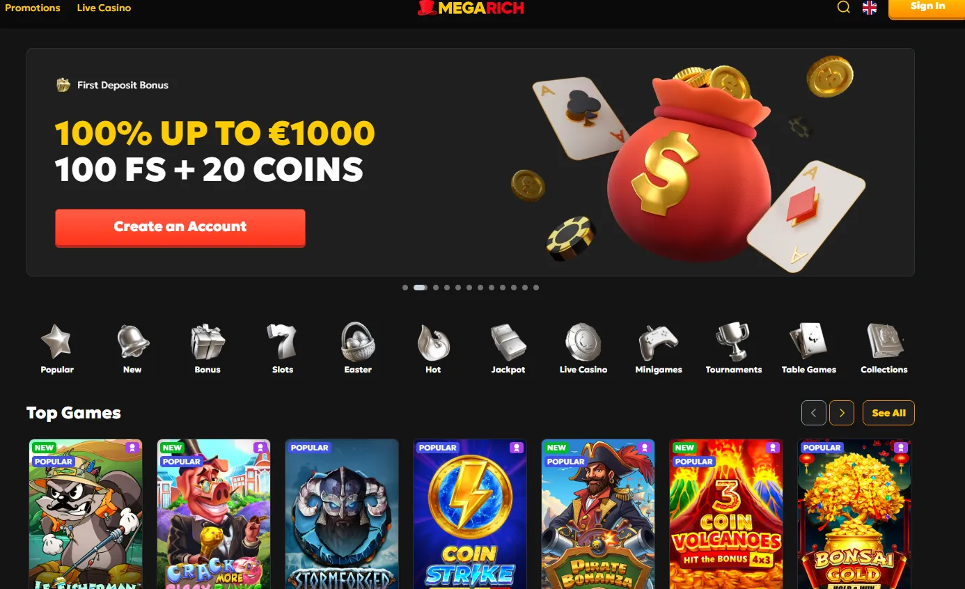 Megarich Casino Megarich Casino