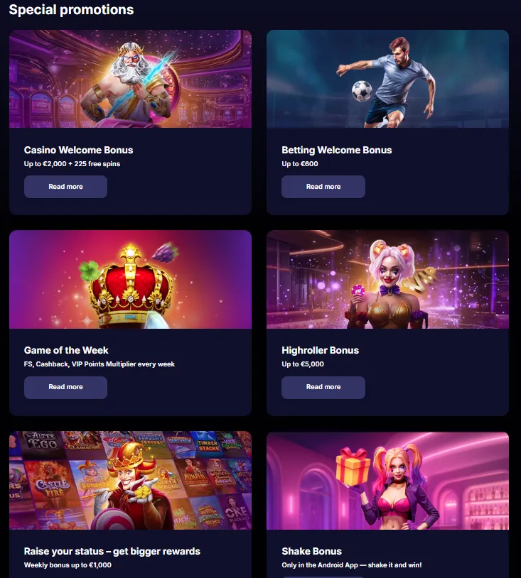 NV Casino premijos ir akcijos