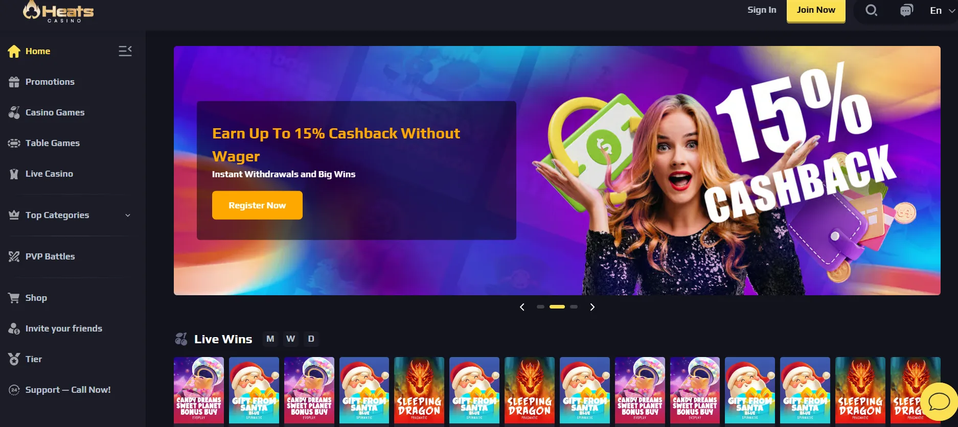 Heats Casino Heats Casino