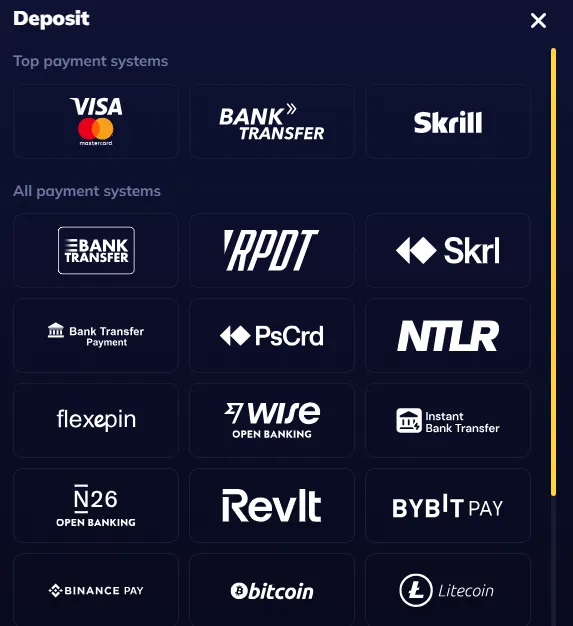 Depozito metodai Depozito metodai