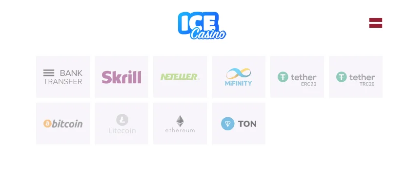 ICE Casino Maksājumi