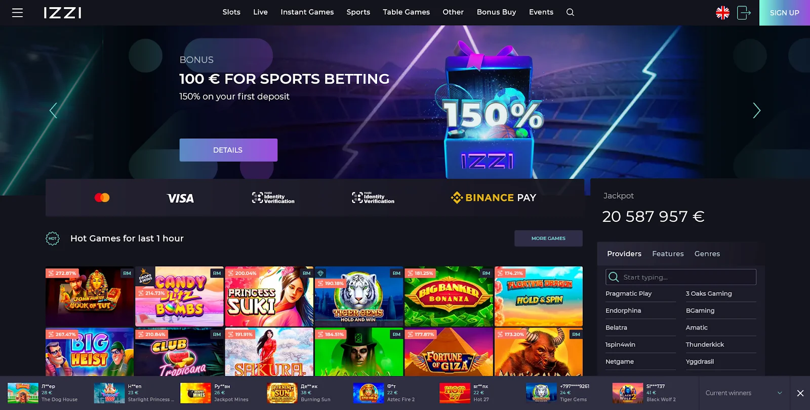 Izzi Casino atsauksmes