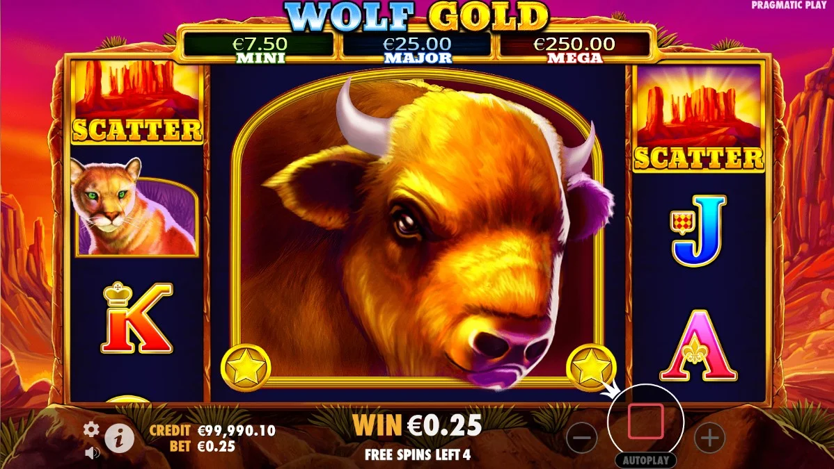 Wolf Gold spēļu automātu