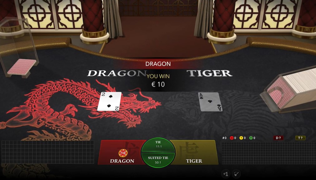 бакарат Dragon Tiger