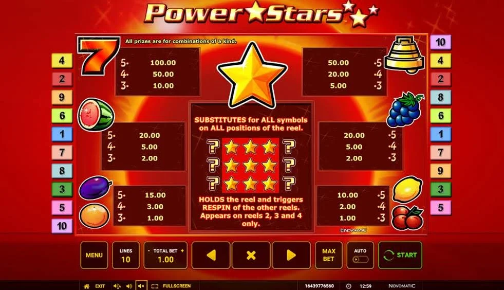 Power Stars слот игра