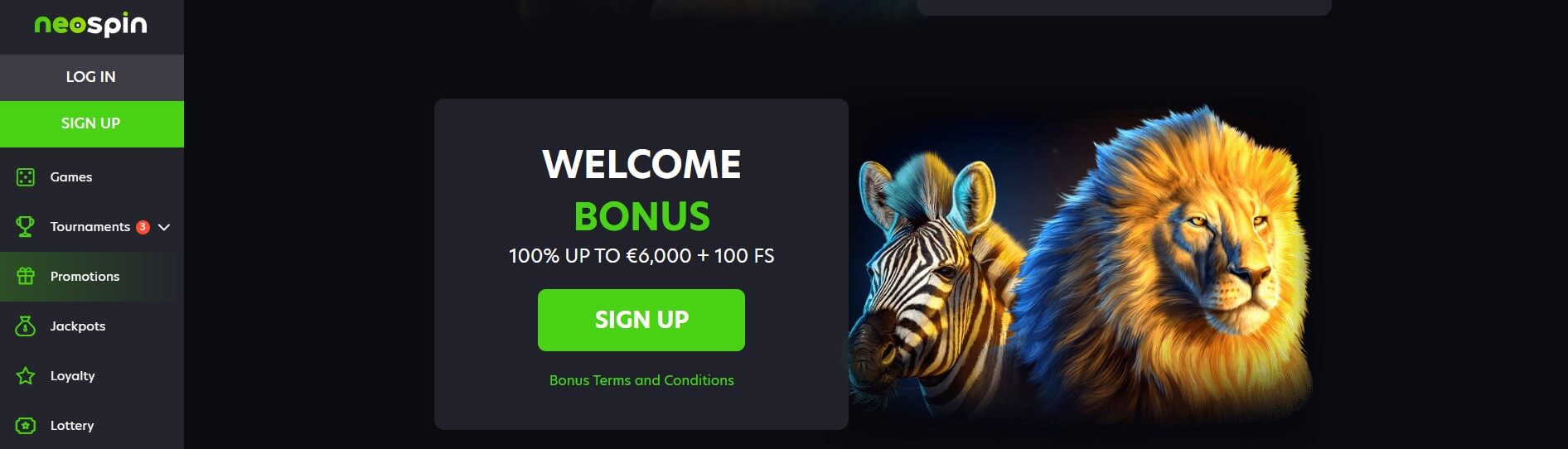 neospin casino bonus