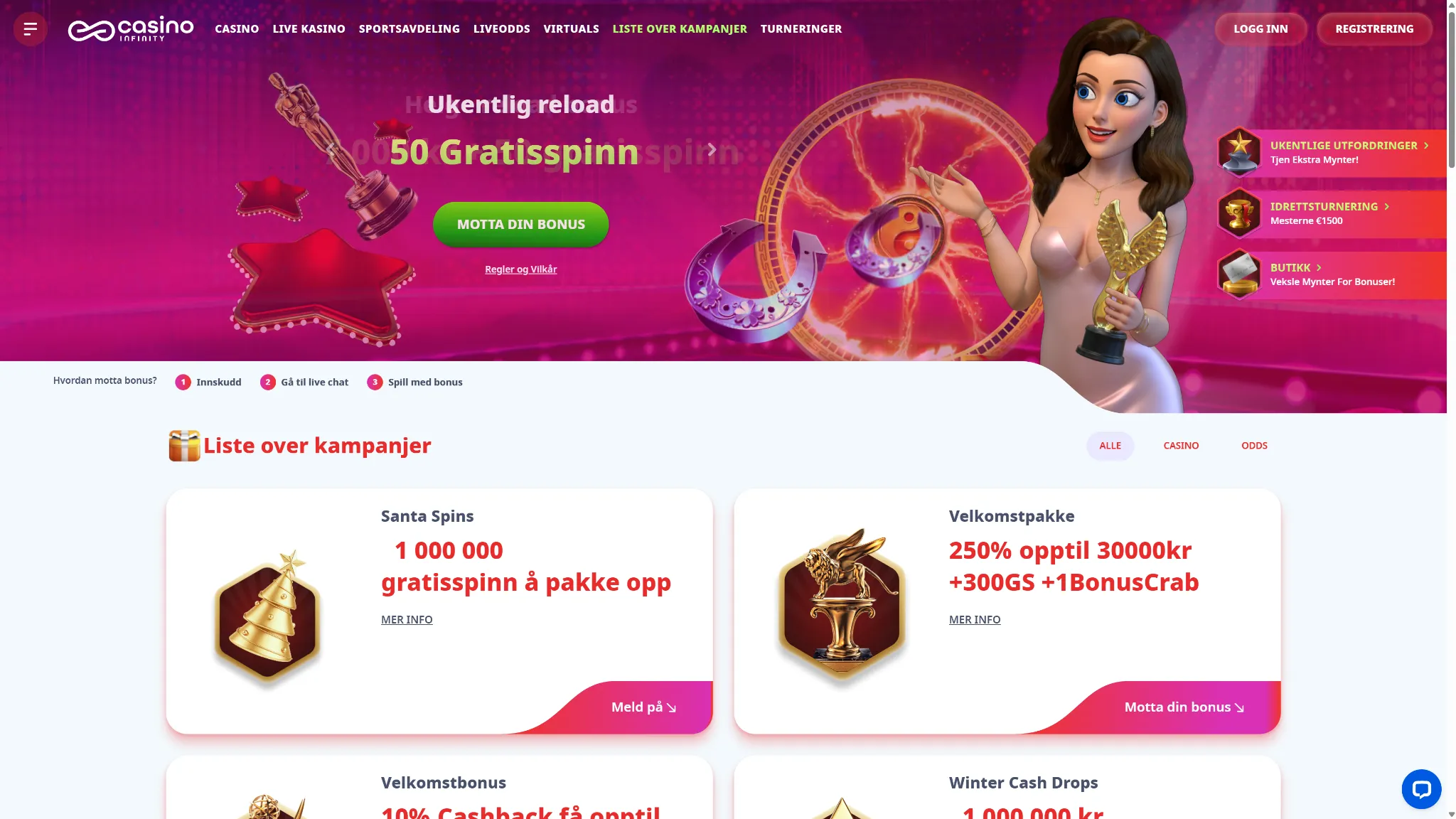 Bonuser og kampanjer Bonuser og kampanjer