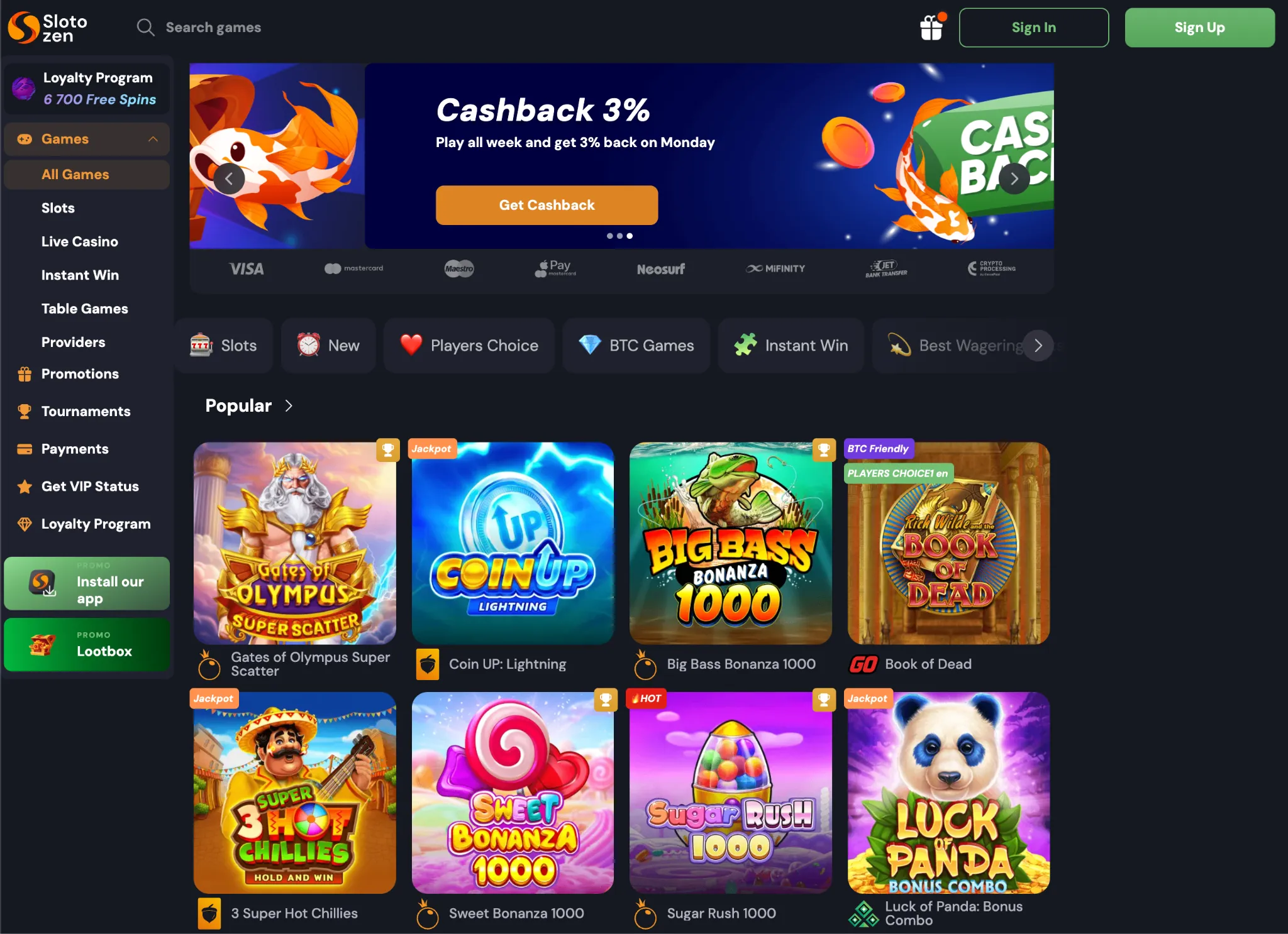 Slotozen Casino