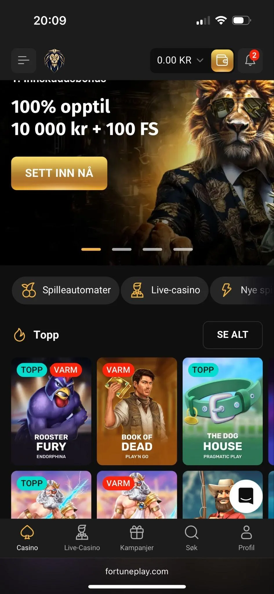 Fortune Play og App