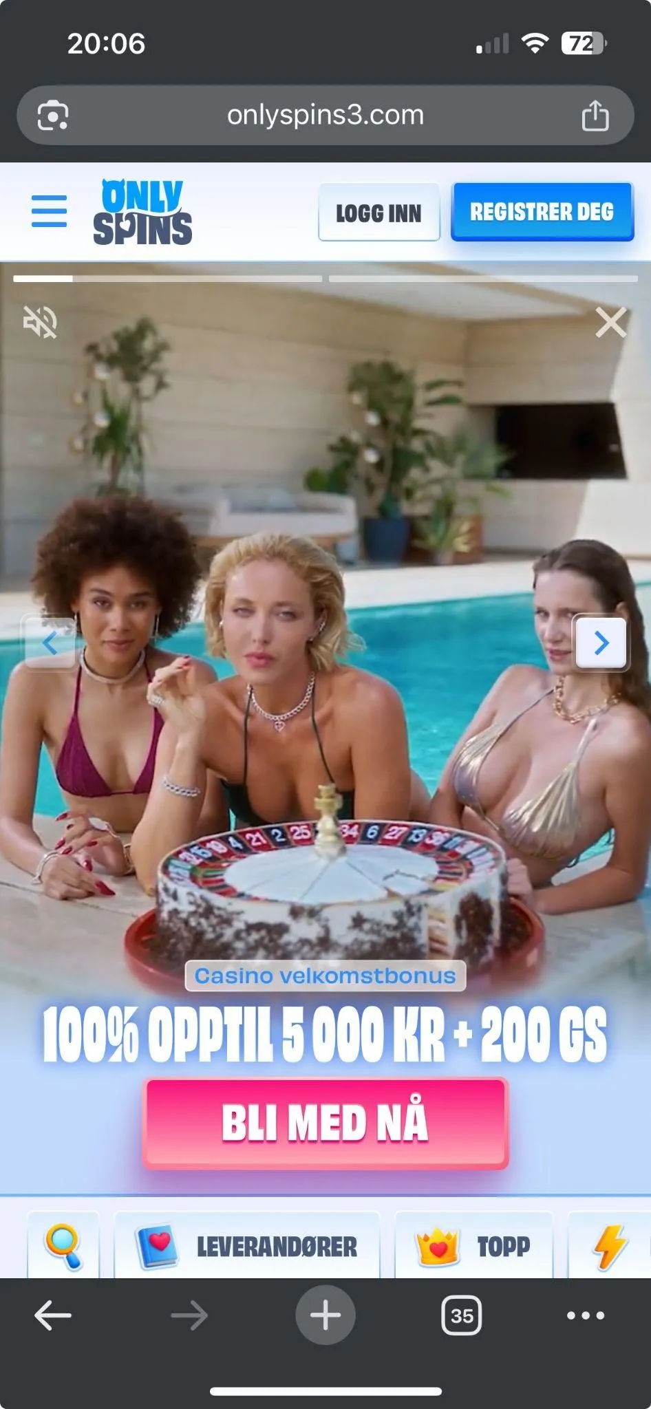 OnlySpins casino og app