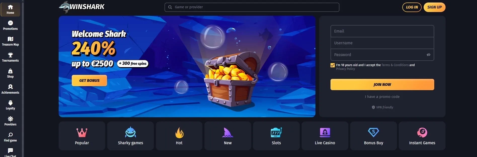 WinShark Casino