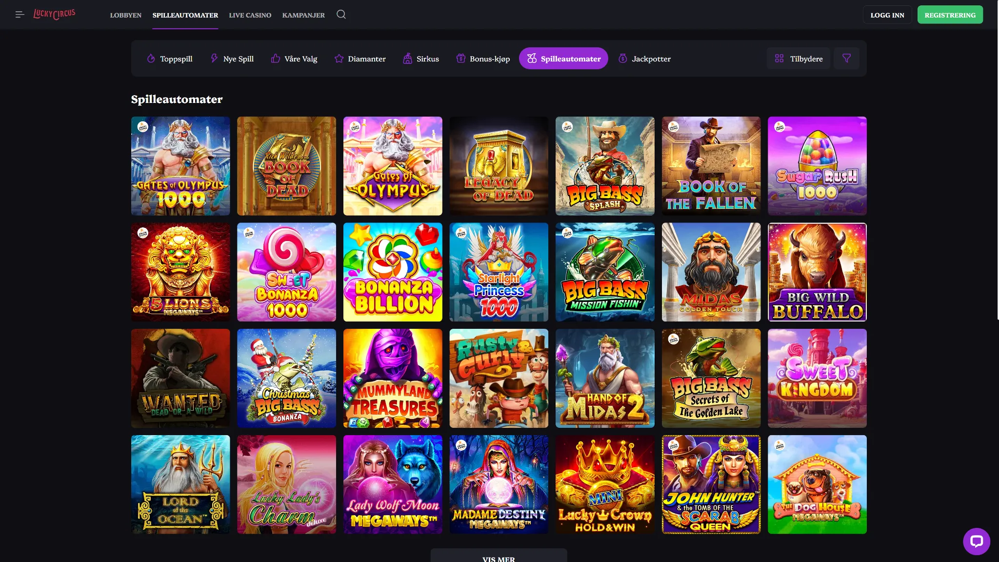 Spillutvalget hos casinoet