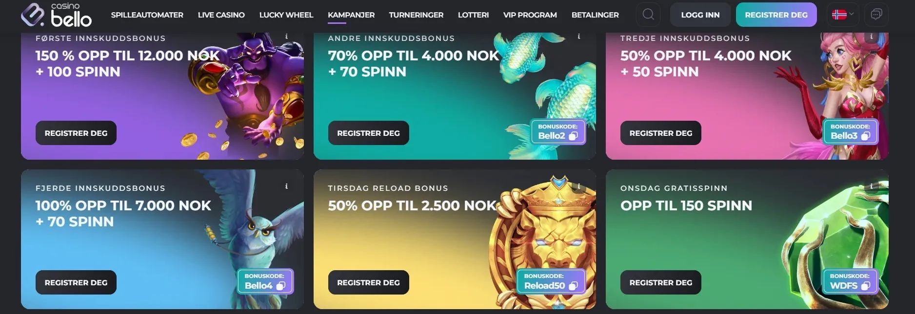 Bonuser og kampanjer
