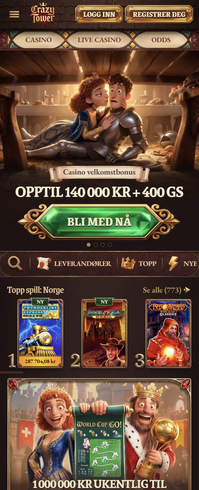 CrazyTower og app CrazyTower og app