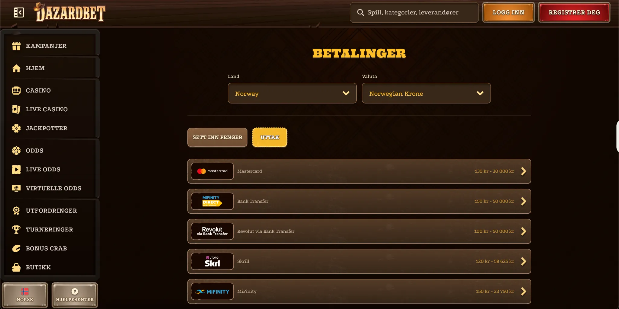 Bonuser og kampanjer