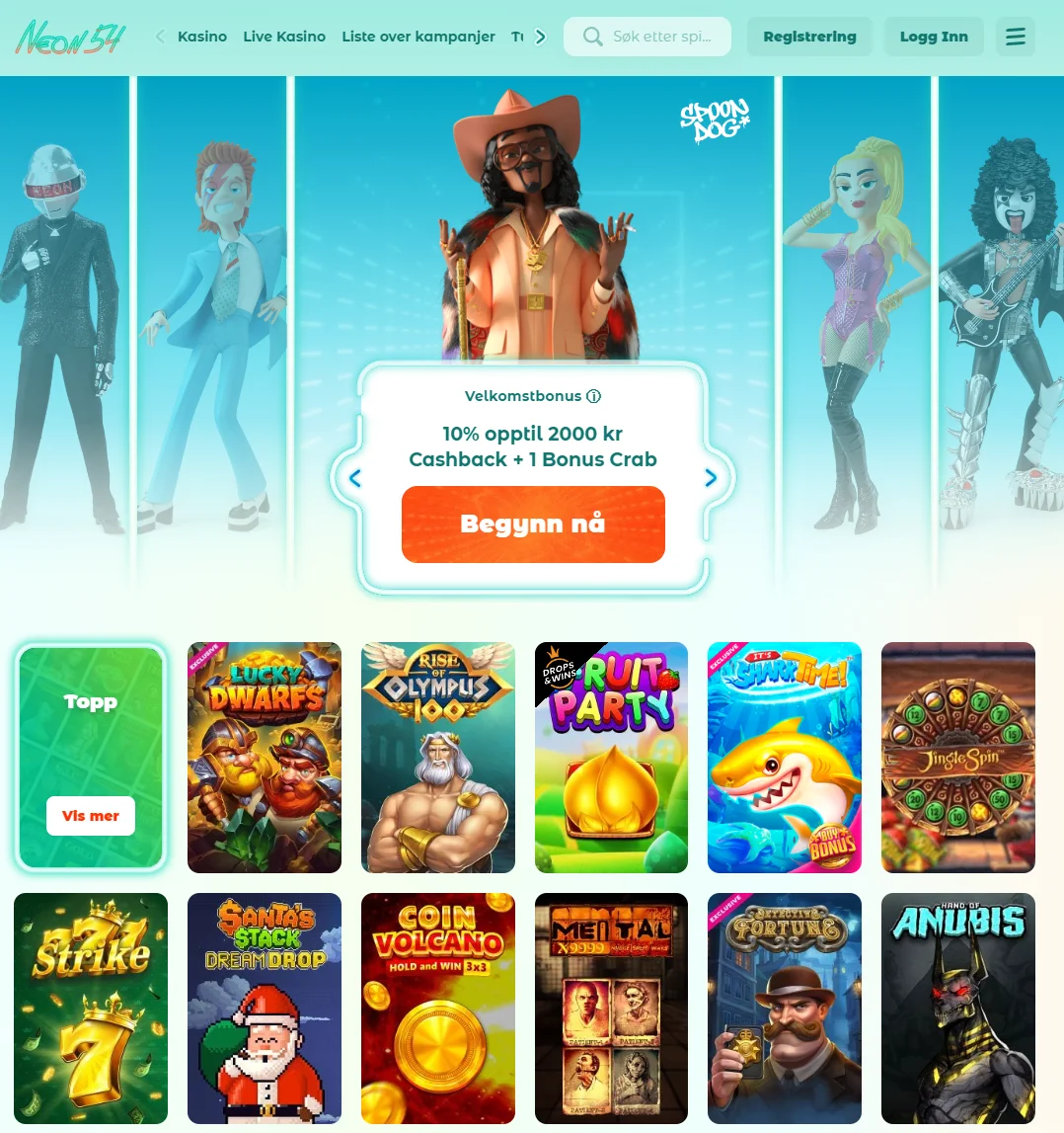 Neon54 online casino