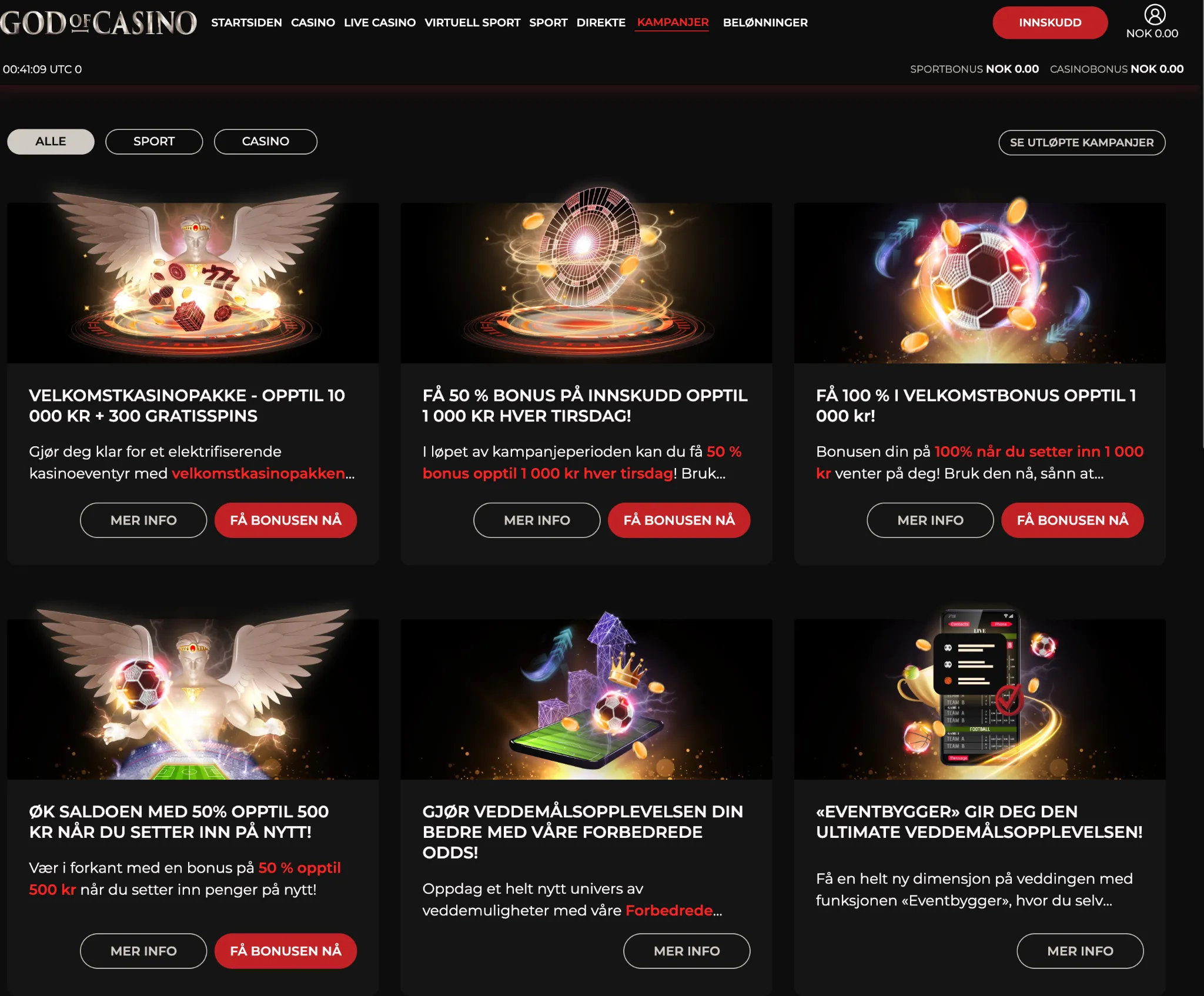 Bonuser og kampanjer