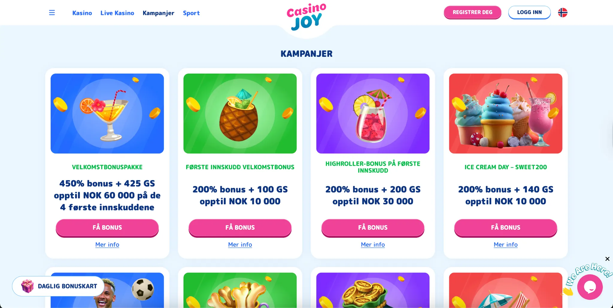 Bonuser og kampanjer