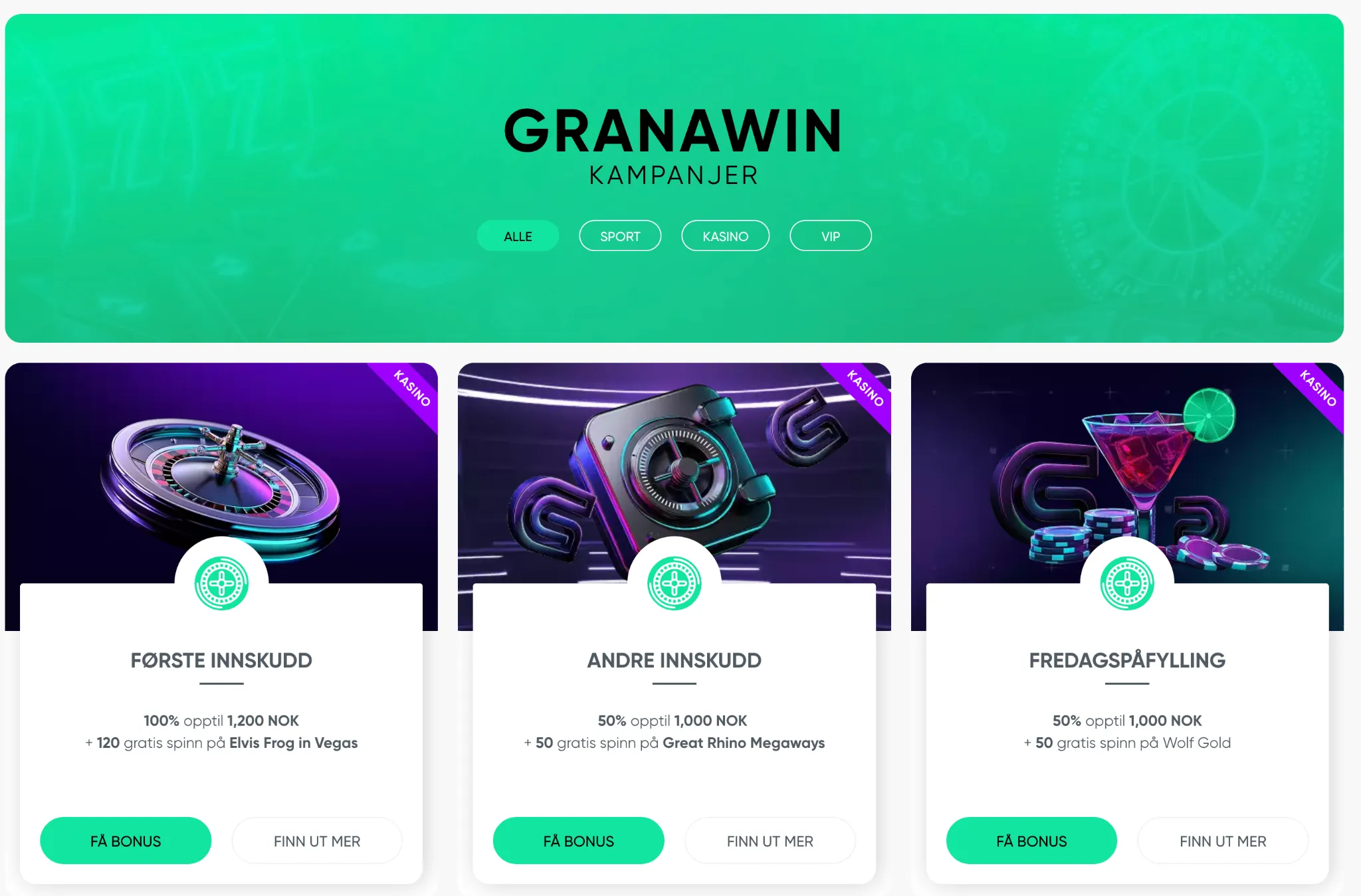 Bonuser og kampanjer