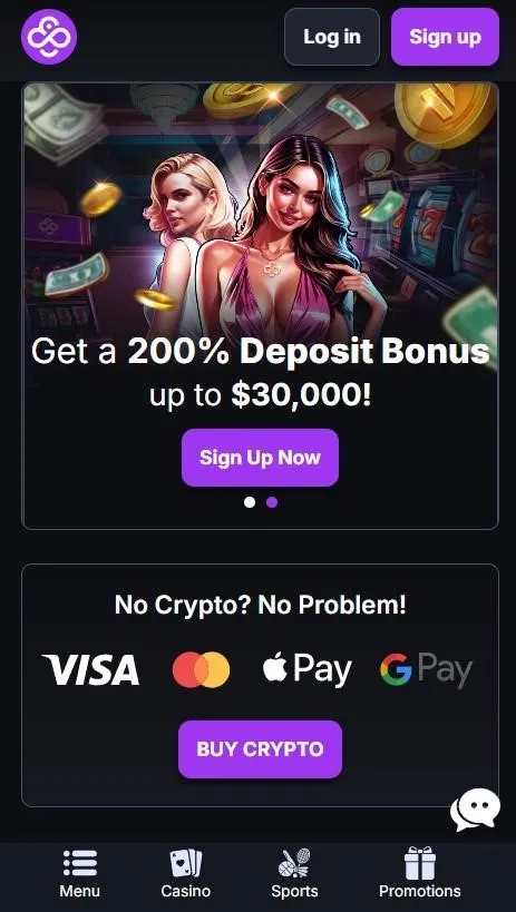 CoinCasino mobilcasino og app